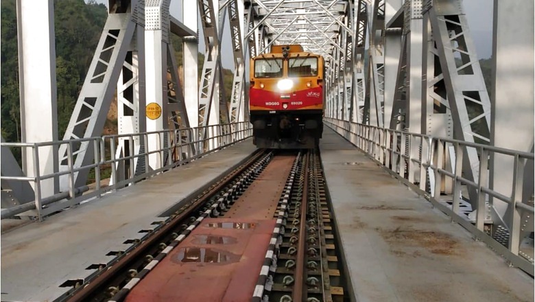 Indian Railways Operates First Goods Train Upto Manipur’s Kaimai Road Railway Station; Check Photos