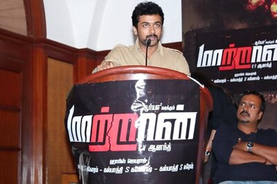 Suriya speaks on 'Maattrraan' in press meet
