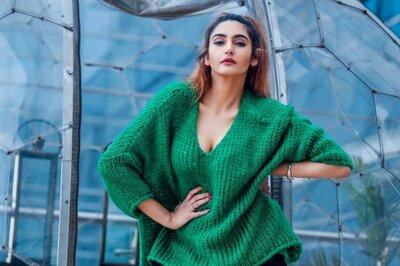 Kannada Actress Ragini Dwivedi Looks Winter-Ready In Her Green Oversized Sweater