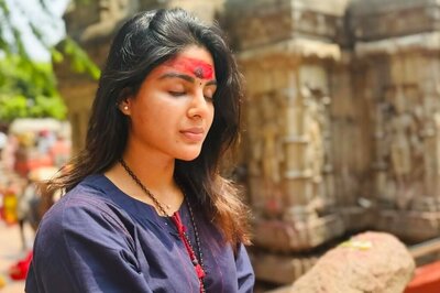 Actress Samyuktha Menon Visited Kamakhya Temple At Guwahati, Assam
