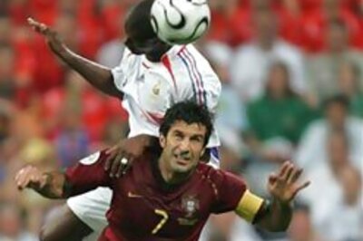 Ronaldo, Figo start for Portugal