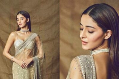 Ananya Panday Takes 'Inspiration' From Kaju Katli For Her Diwali Look, Check Gorgeous Photos