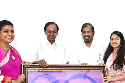 Andhra Pradesh Tourism Minister RK Roja Meets Telangana CM K Chandrashekar Rao