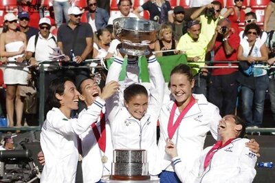 Ruthless Errani secures Fed Cup for Italy