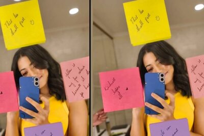 Rashmika Mandanna Spreads Positivity With On-Point Mirror Selfie, Don’t Miss The Post-It Notes