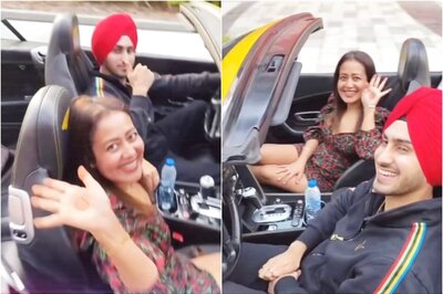 Neha Kakkar, Rohanpreet Singh Go for a Romantic Drive on Their Honeymoon, Watch Video