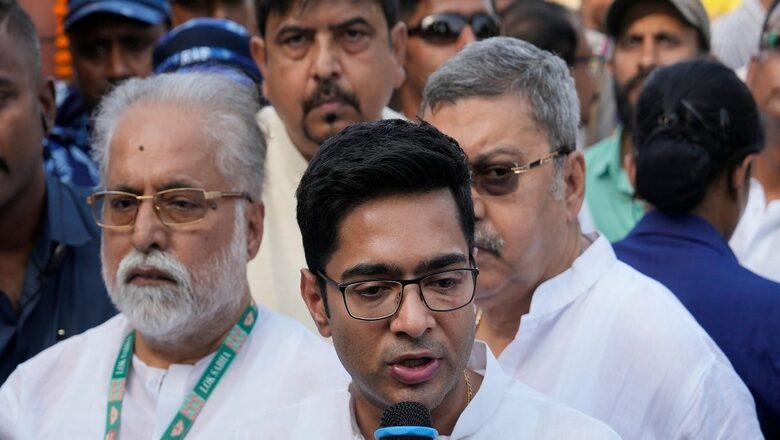 Abhishek Banerjee Leads TMC Protest at Rajghat; BJP Calls it 'Drama' to Divert Attention from Scams in Bengal