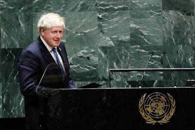 Limbless Chickens, Killer Robots but Only One Mention of Brexit: UK's Boris Johnson Bemuses in UN speech