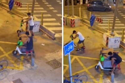 This Video Of Two Men Relocating A Couch On Electric Scooter Makes Desis Scream 'Jugaad'