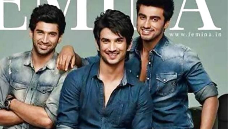 Aditya, Sushant and Arjun on the cover of Femina