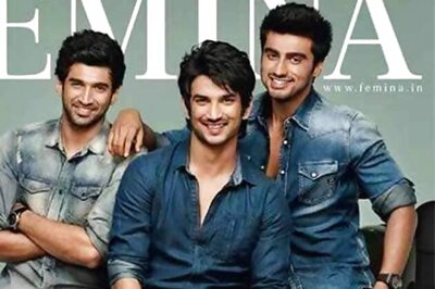 Aditya, Sushant and Arjun on the cover of Femina