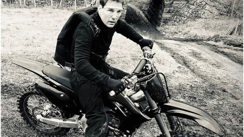 Tom Cruise Rides Dirt Bike as He Teases 'Mission Impossible 7', See Pics