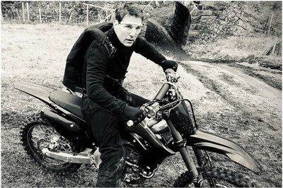 Tom Cruise Rides Dirt Bike as He Teases 'Mission Impossible 7', See Pics