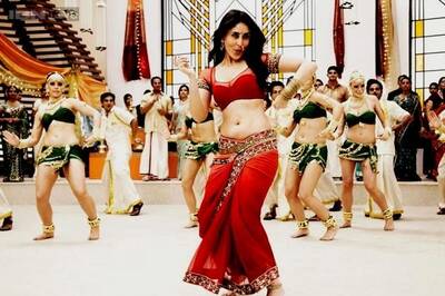 Kareena Kapoor dresses her wax statue in red 'Chammak Challo' saree