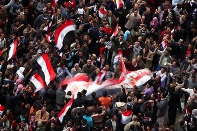 Egyptians mark first anniversary of protests