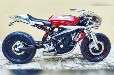 This Modified Bajaj Pulsar NS 200 Inspired by a Fighter Jet Looks Sharp and Ready for Duty
