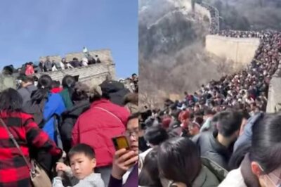 Watch: Great Wall Of China Overcrowded With Tourists, Resembling Crawling Ants