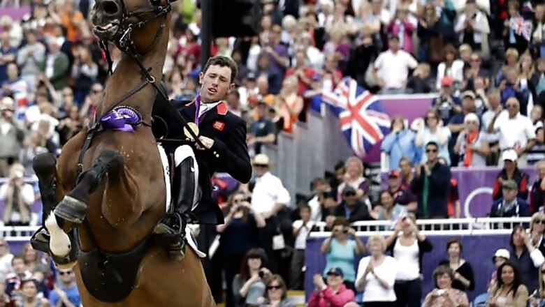 Britain win team dressage equestrian gold
