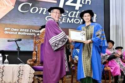 Gautami Tadimalla Receives Honorary Doctorate From The Asia Metropolitan University