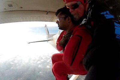Mysore MP Pratap Simha does sky diving to promote tourism, jumps from 13,000 feet