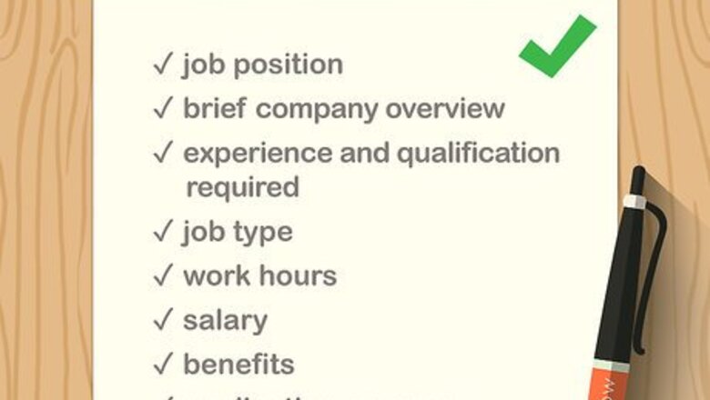 How to Write an Ad for a Job