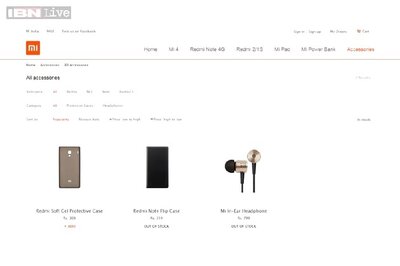 Xiaomi launches Mi India online store; to sell accessories for now