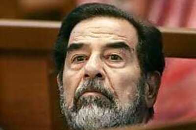 Saddam goes on hunger strike