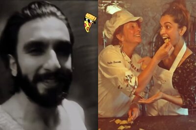 Deepika Padukone and Ranveer Singh are Cheesy Pizza Lovers