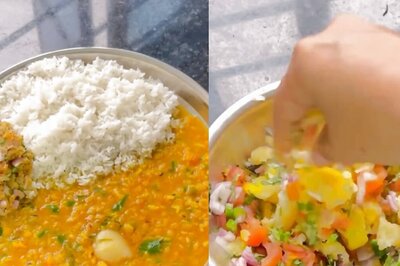 Can You Prepare Dal Chawal With Mashed Potato In 10 Minutes? This Video Is For You