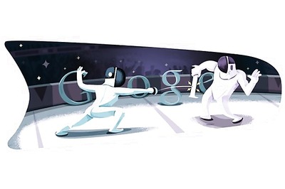 London 2012 fencing: The 4th doodle this Olympics