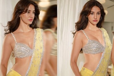 Sexy! Disha Patani Flaunts Cleavage As She Poses in Racy Bralette & Saree, Check Out Her Hot Pics