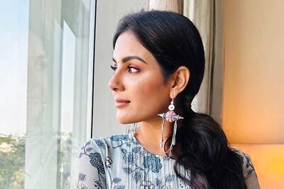 Actress Samyuktha Menon Looks Stunning In Pastel Blue Kurta Set