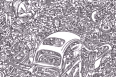 Optical Illusion: Spot 7 People And A Cat In 10 Seconds