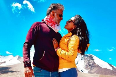Milind Soman Celebrates Wife Ankita Konwar's Birthday in Style at 17,000 feet in Ladakh; See Pics