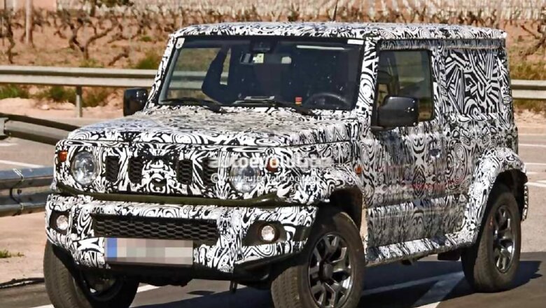 Upcoming Suzuki Jimny Long-Wheelbase Version With 3 Doors Leaked Online Wearing Camouflage