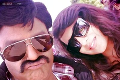 Snapshot: Trisha Krishnan posts funny selfies with legendary actor Balakrishna