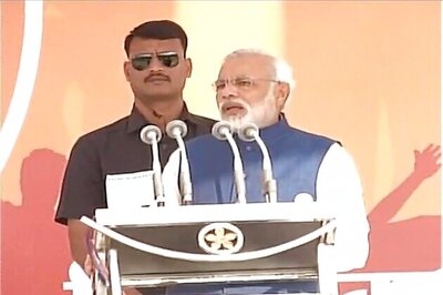 Unfazed by security threats, Modi chooses open podium over bulletproof enclosure at MP rally