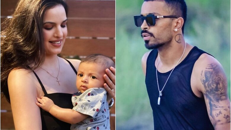 Miss You Both, Says Hardik Pandya as Natasa Stankovic Shares Pics of Son Agastya