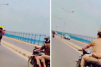 Watch: Kanpur Biker Performs Dangerous Stunt In Front Of Police, Challan Issued