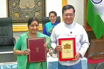 India, Myanmar Sign Seven Agreements as Sushma Swaraj Meets Suu Kyi​