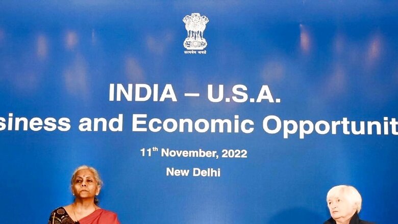 US Treasury Secretary Meets FM Sitharaman