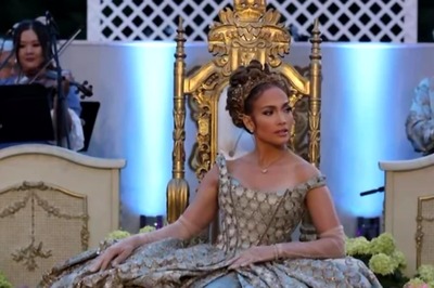 Jennifer Lopez's Bridgerton-Inspired Gown By Manish Malhotra Is Truly Magical