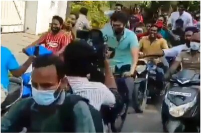 Vijay Rides Bicycle to Cast His Vote in Tamil Nadu Assembly Election, Watch Video