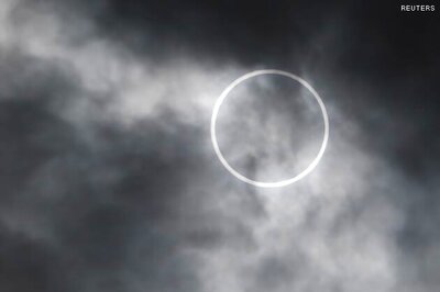 Solar eclipse: Millions watch the rare 'ring of fire'