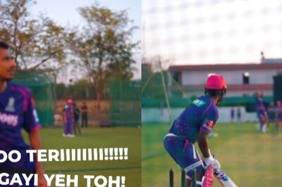 'Oh Teri! Gayi Yeh Toh': Yuzvendra Chahal Hypes Sanju Samson During RR Nets; Watch
