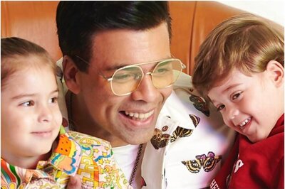 Karan Johar Shares New Video of Yash and Roohi as They Play with Their Granny