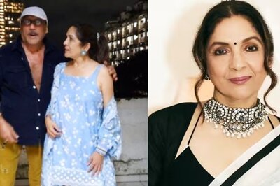 Neena Gupta Rocks A Strappy Blue Dress As She Poses Alongside Co-Star Jackie Shroff; See Photos