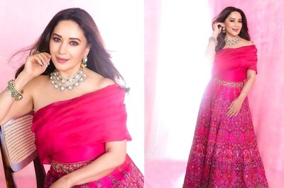 BRB, Taking Notes From Madhuri Dixit On How To Ace Crop Top With Embellished Skirt