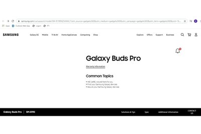 Samsung Galaxy Buds Pro Support Page Made Live on Company Website: Here's What to Expect