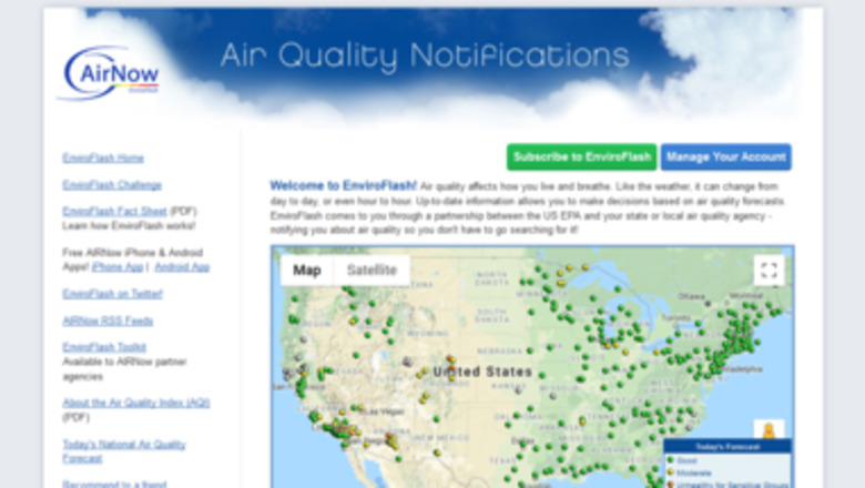 How to Get Air Quality Alerts from the EPA